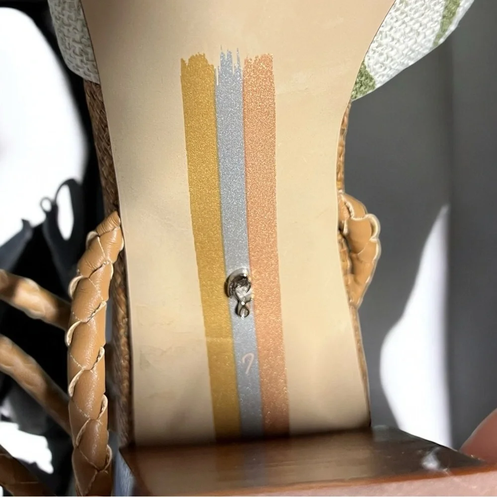🌻NEW w/box SAM EDELMAN Bodhi Block Heel Sandals | Size 7 - Picture 13 of 15